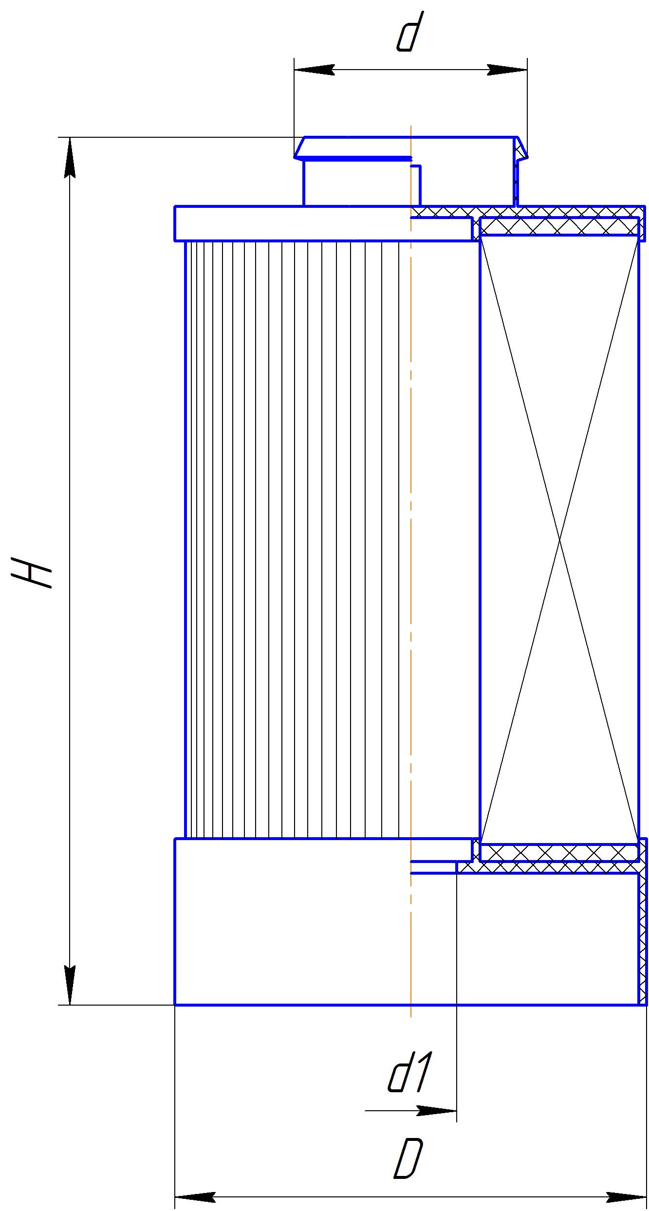 Сменный элемент фильтров очистки топлива DIFA 6349E