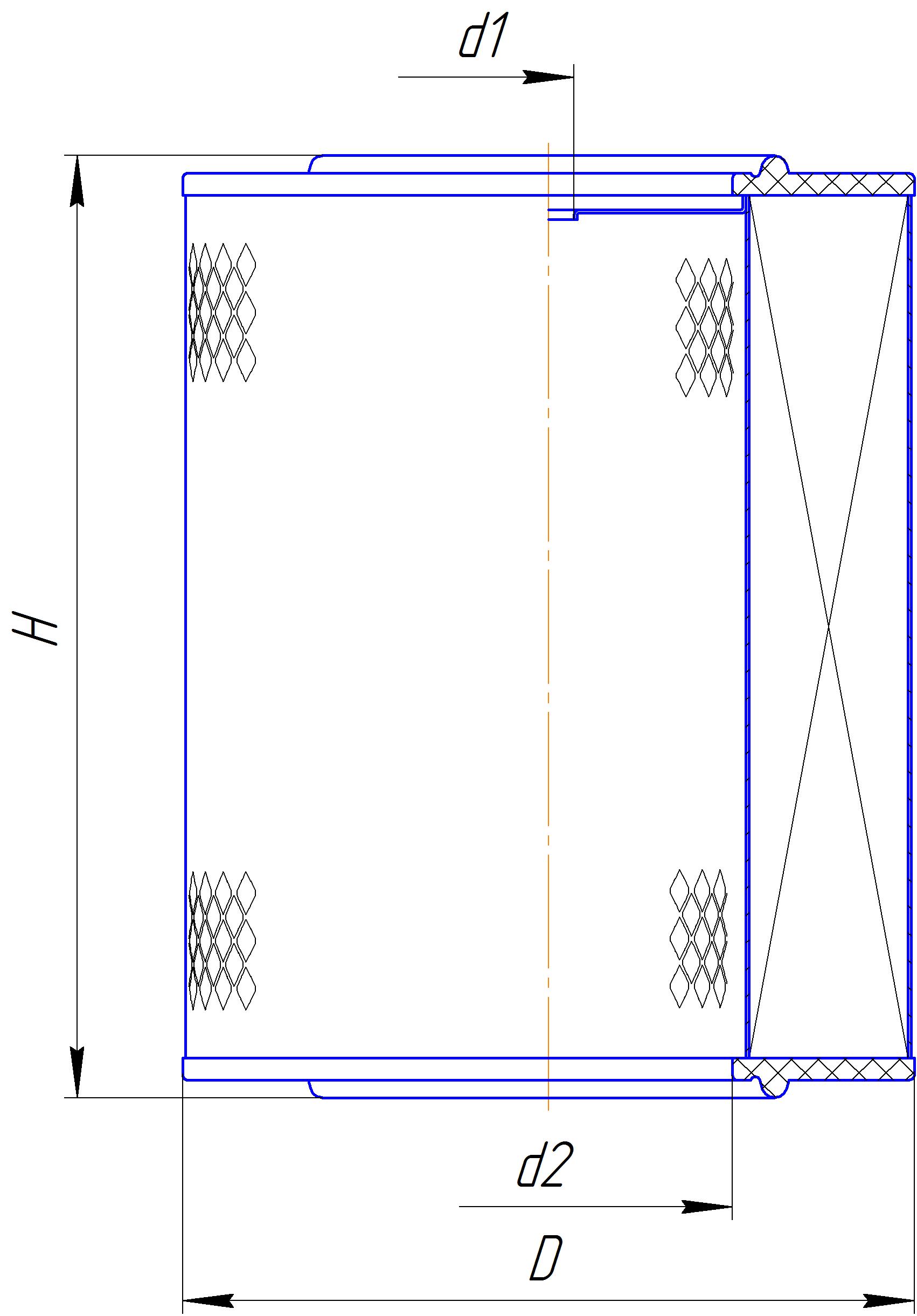 Фильтрующий элемент очистки воздуха DIFA 4312