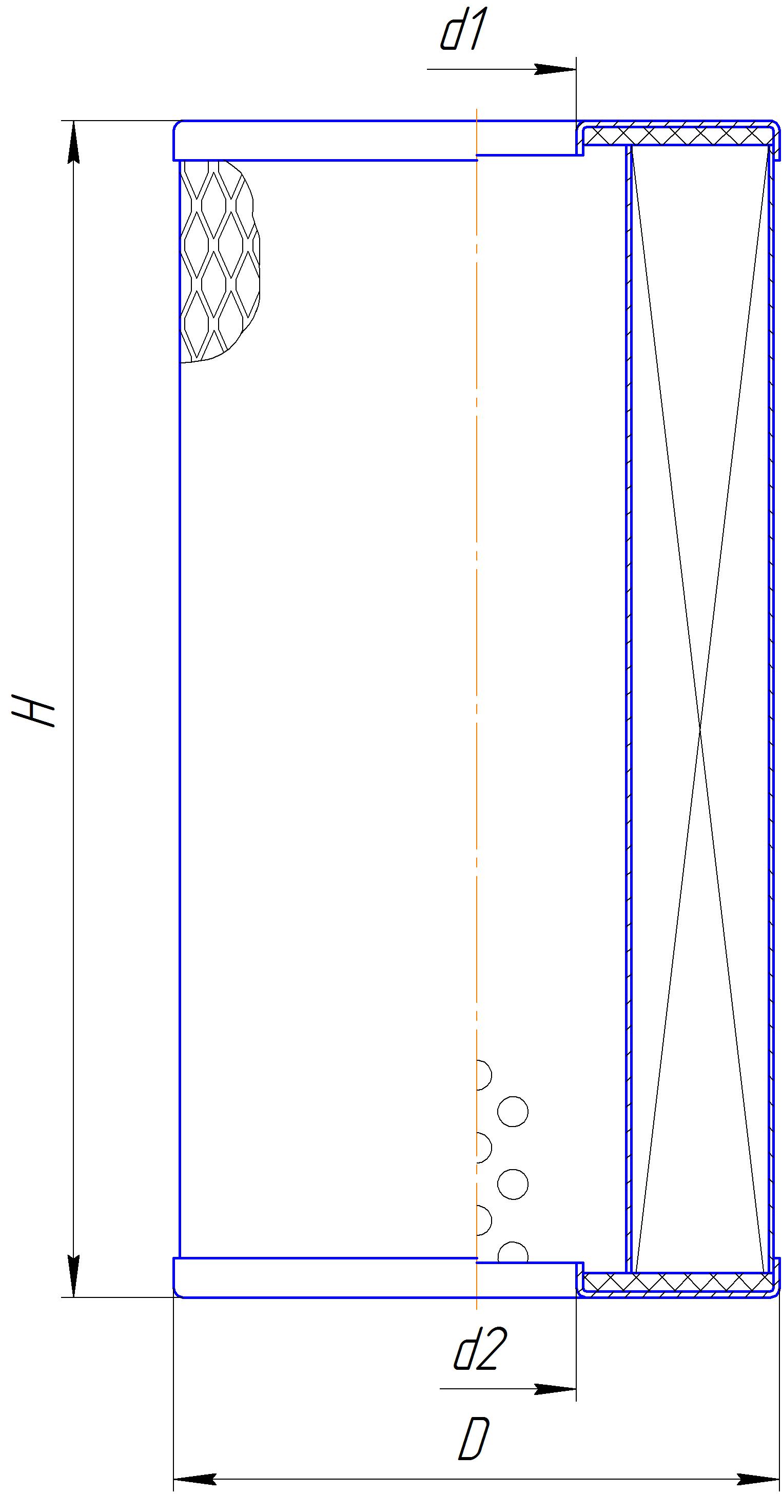 Фильтрующий элемент очистки масла DIFA 5320M