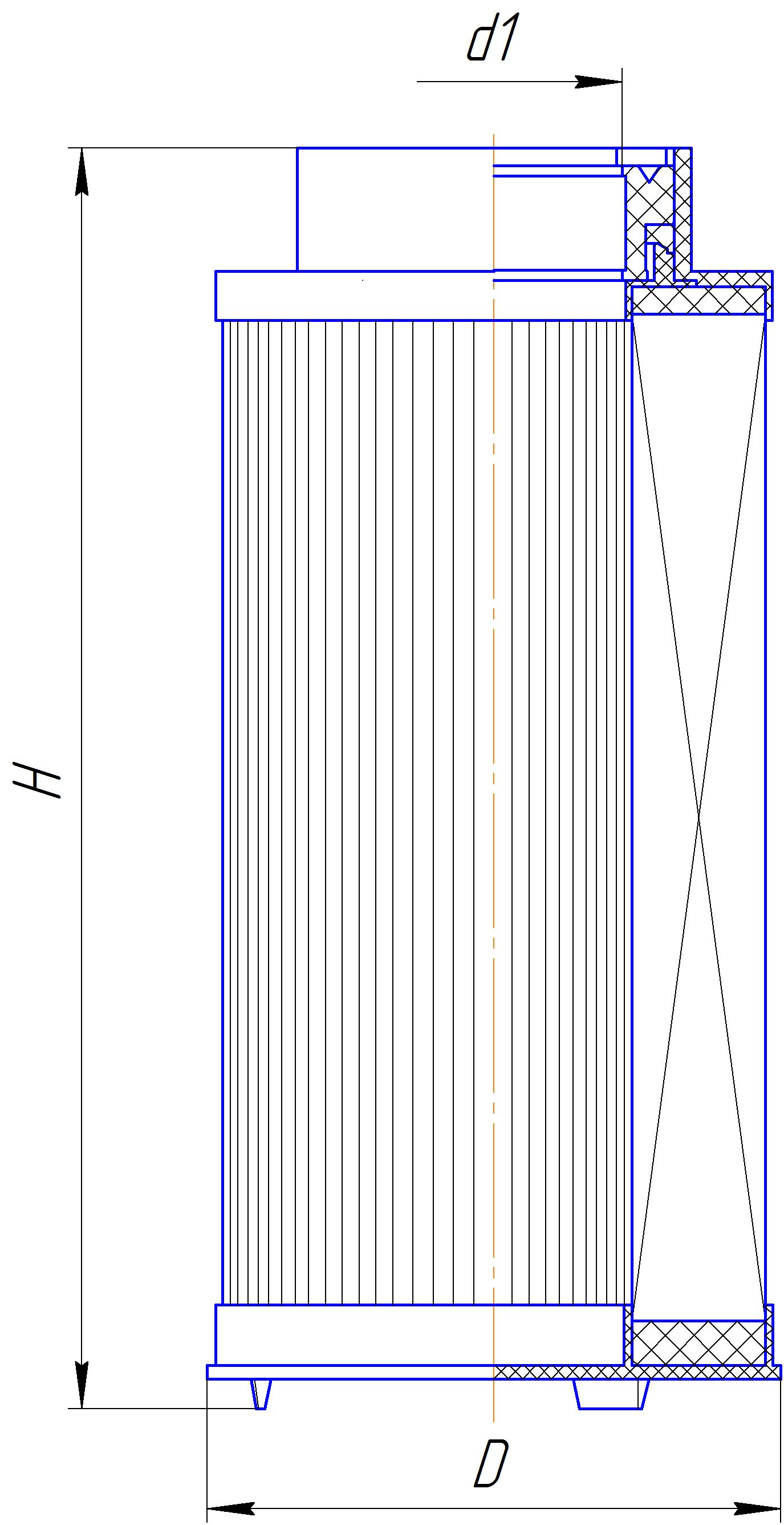 Фильтр сменный для топлива DIFA 6345E