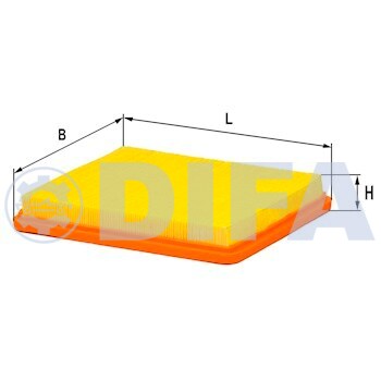 Фильтрующий элемент очистки воздуха DIFA 4456 (в пакет)