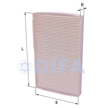 Фильтр очистки воздуха салона, кабины DIFA 4506