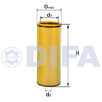 Фильтрующий элемент очистки воздуха DIFA 4354M-01