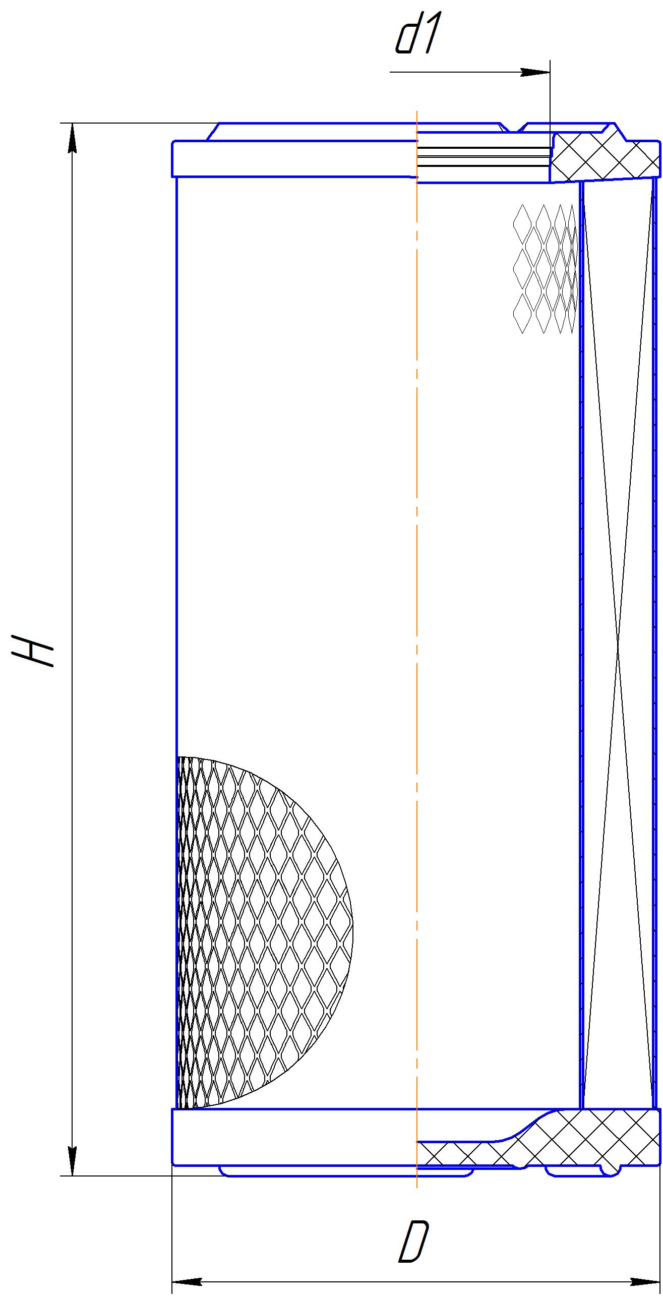 Сменный элемент воздухоочистителей для двигателей внутреннего сгорания DIFA 4383