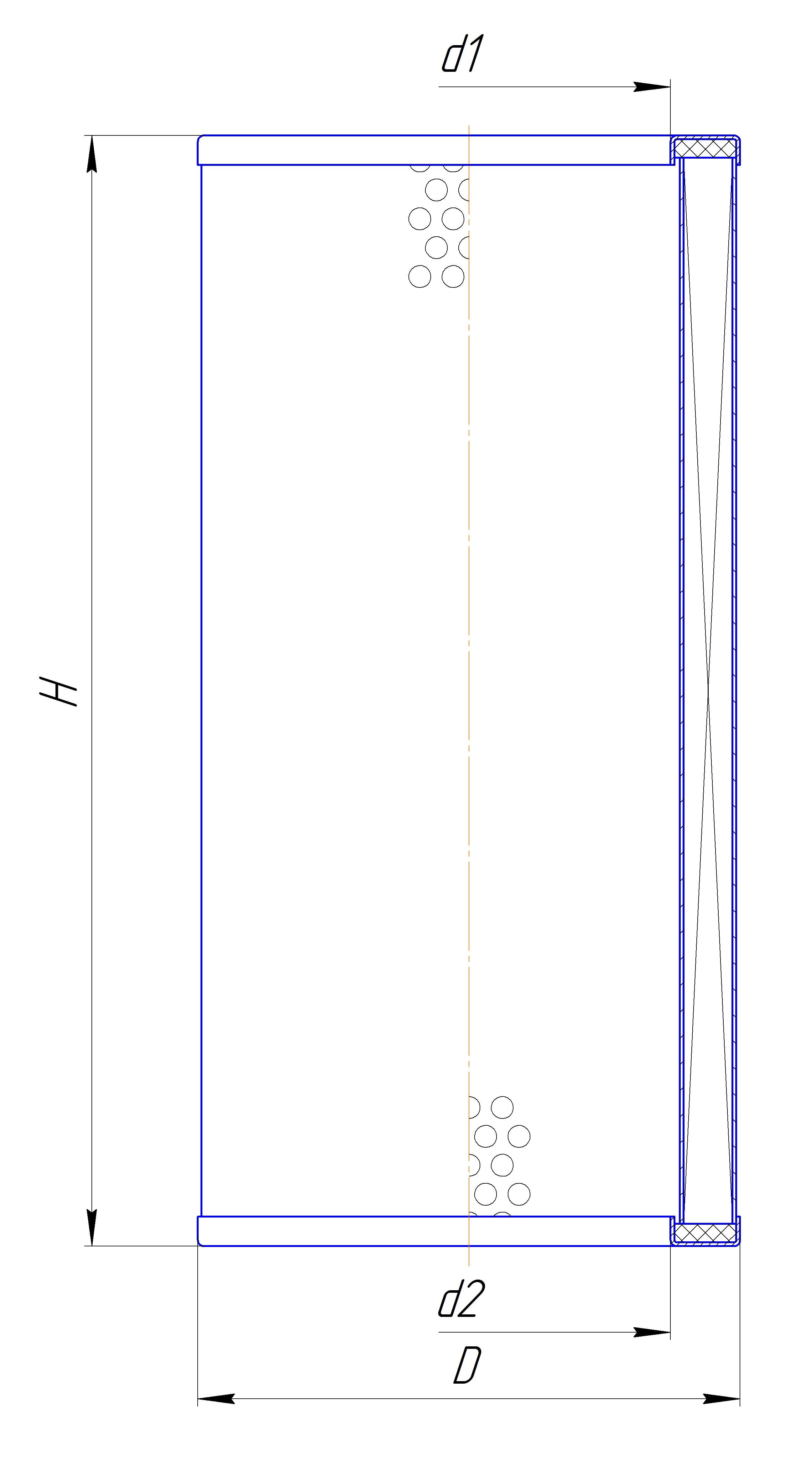 Элемент фильтрующий очистки гидравлической жидкости DIFA 5417M