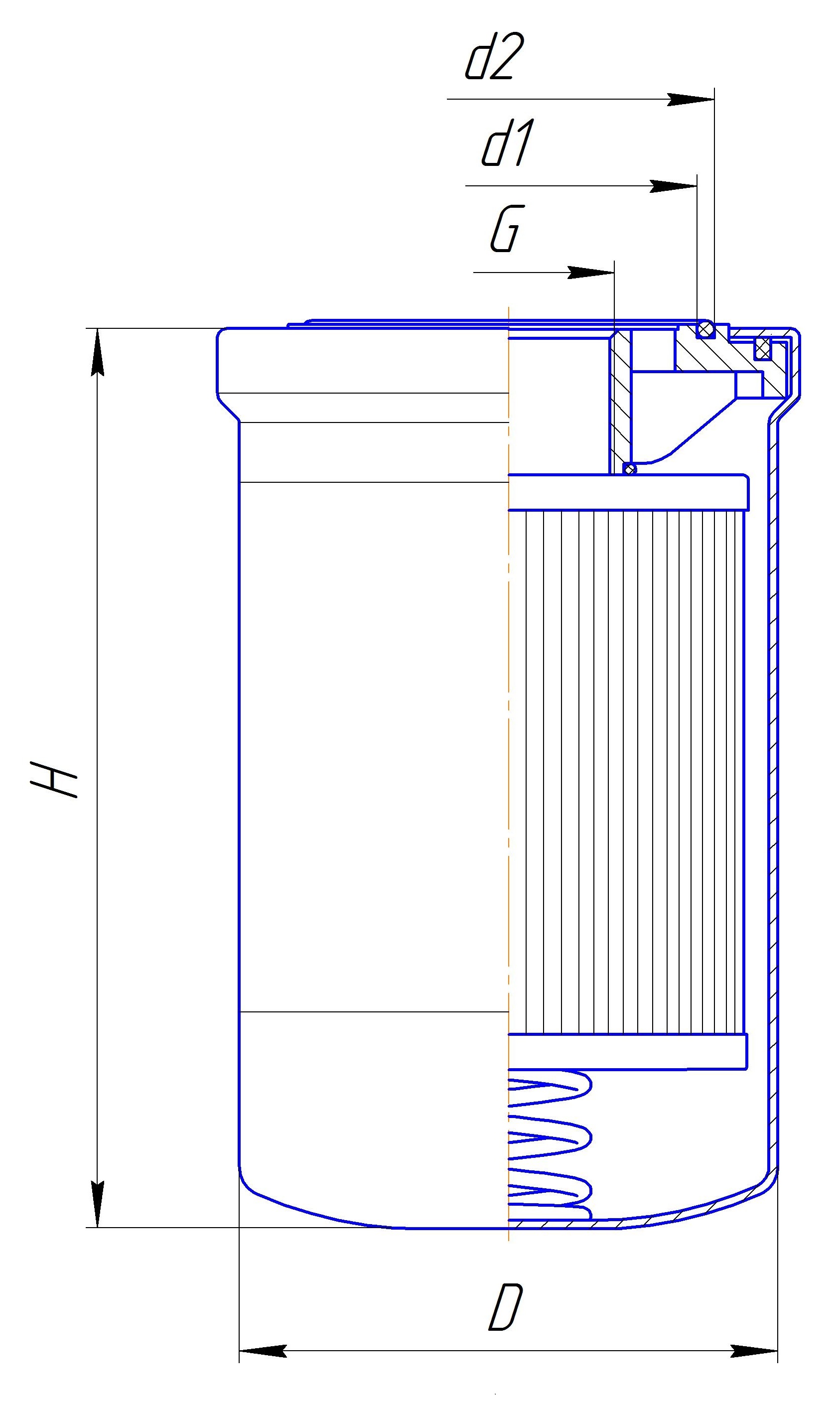 Фильтр очистки масла DIFA 51126