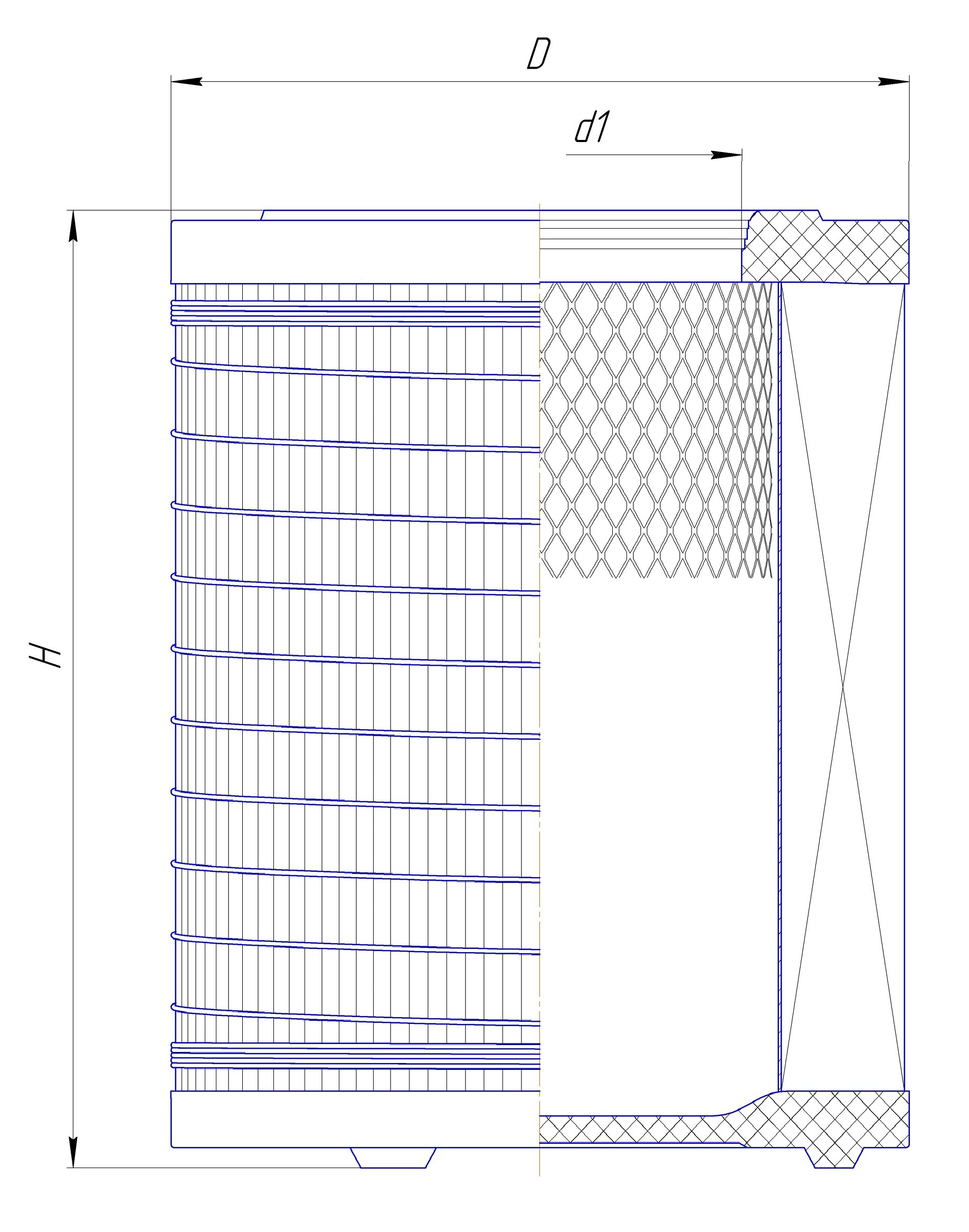 Фильтрующий элемент очистки воздуха DIFA 43135