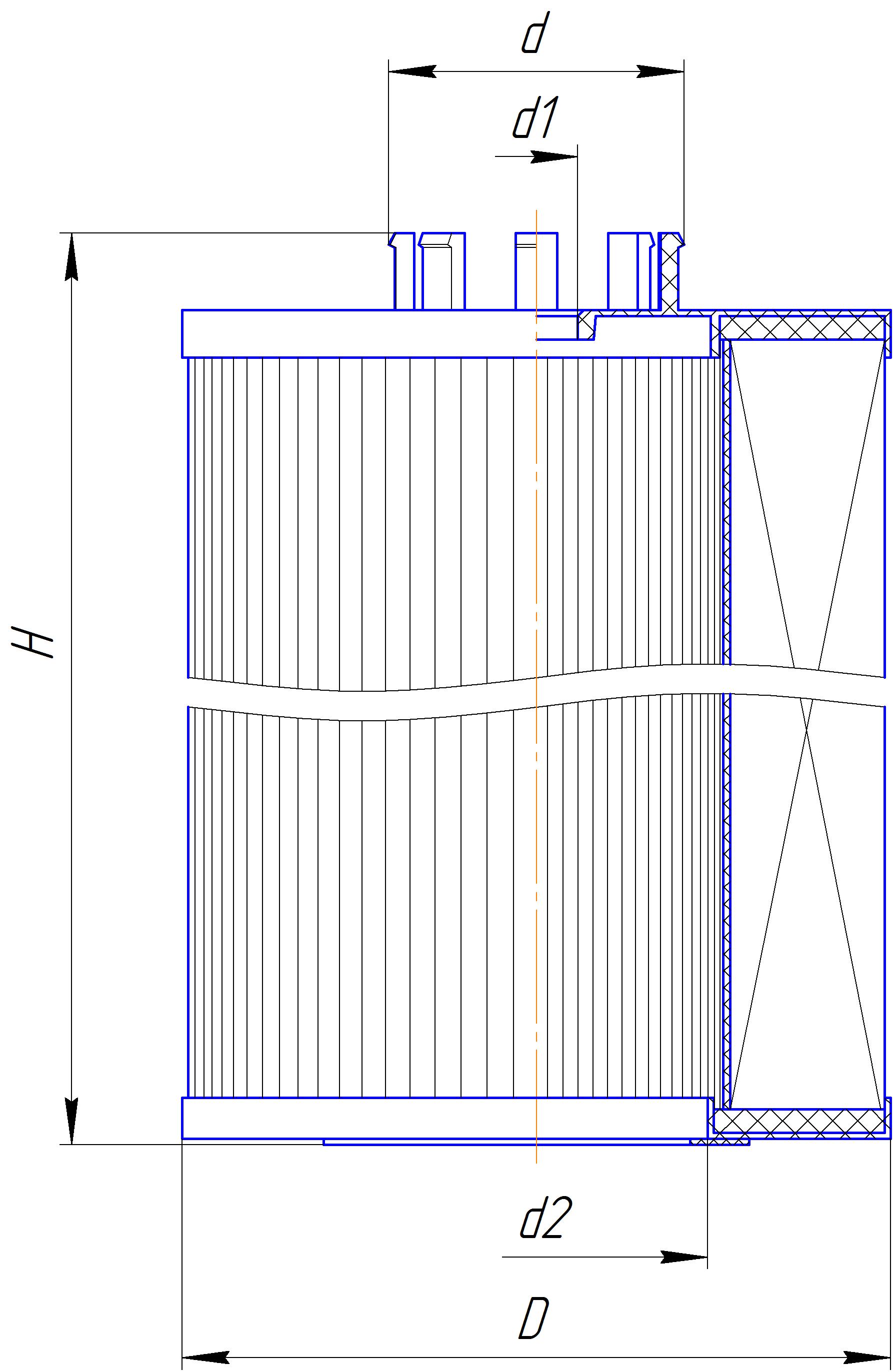 Фильтрующий элемент очистки масла DIFA 5368E