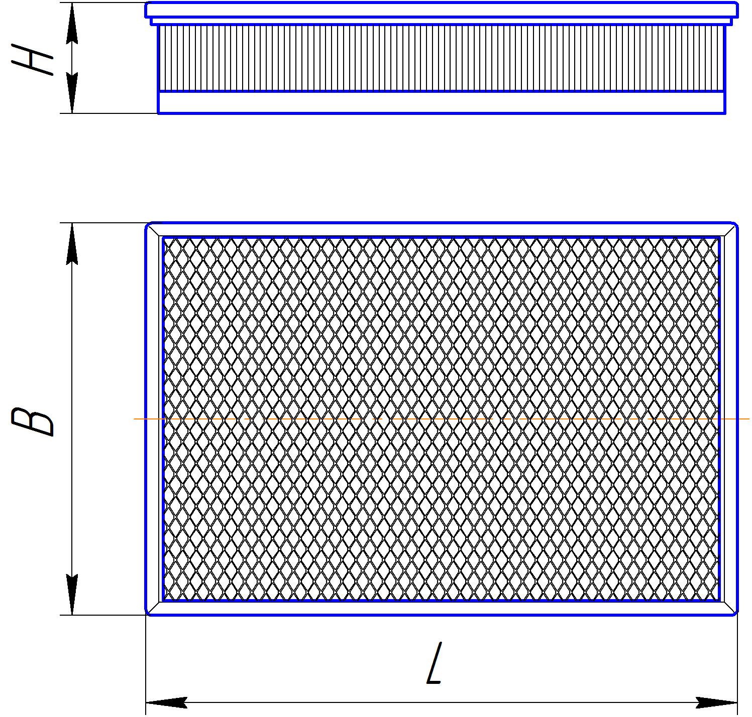 Сменный элемент воздухоочистителей для двигателей внутреннего сгорания DIFA 4423