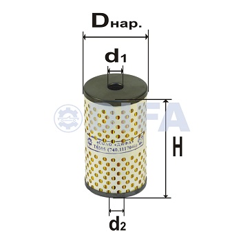 Сменный элемент фильтров очистки топлива DIFA 6305K(740-1117040-10)