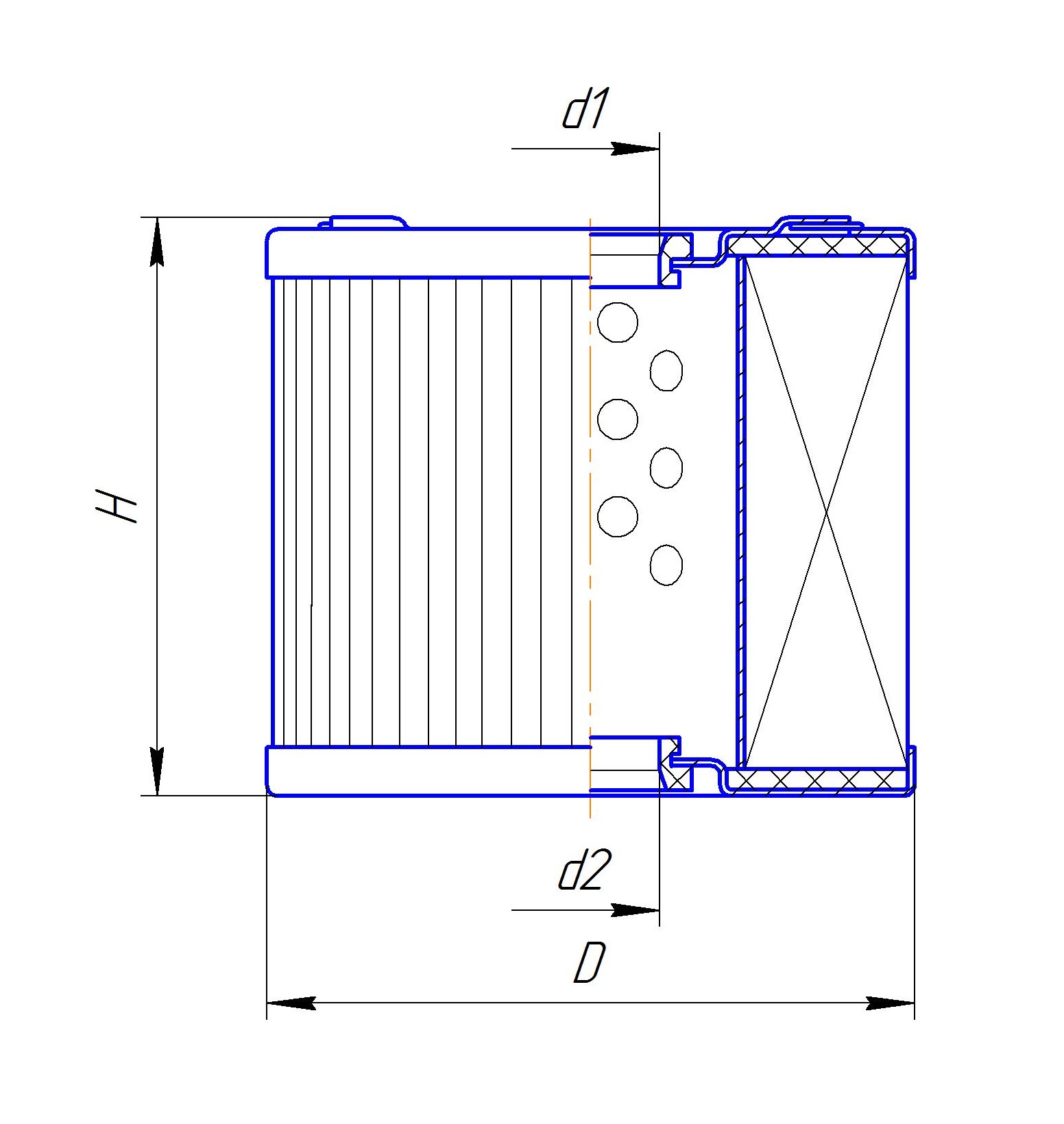 Фильтр сменный для топлива DIFA 6313