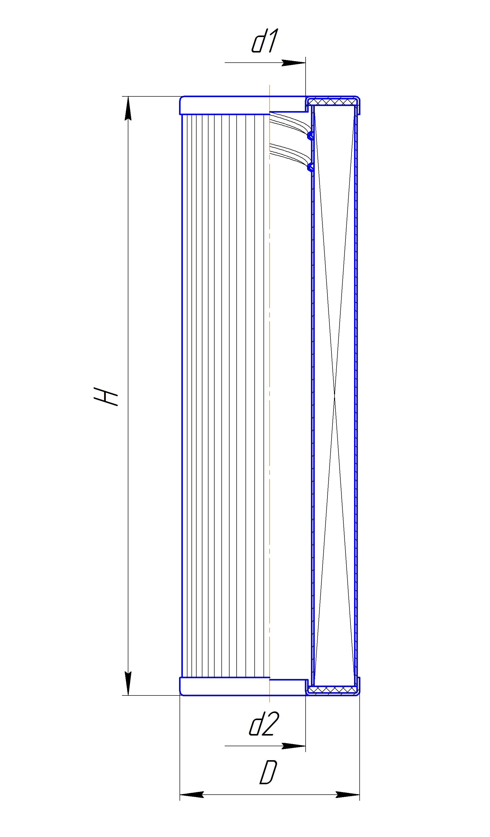 Фильтрующий элемент очистки масла DIFA 54109