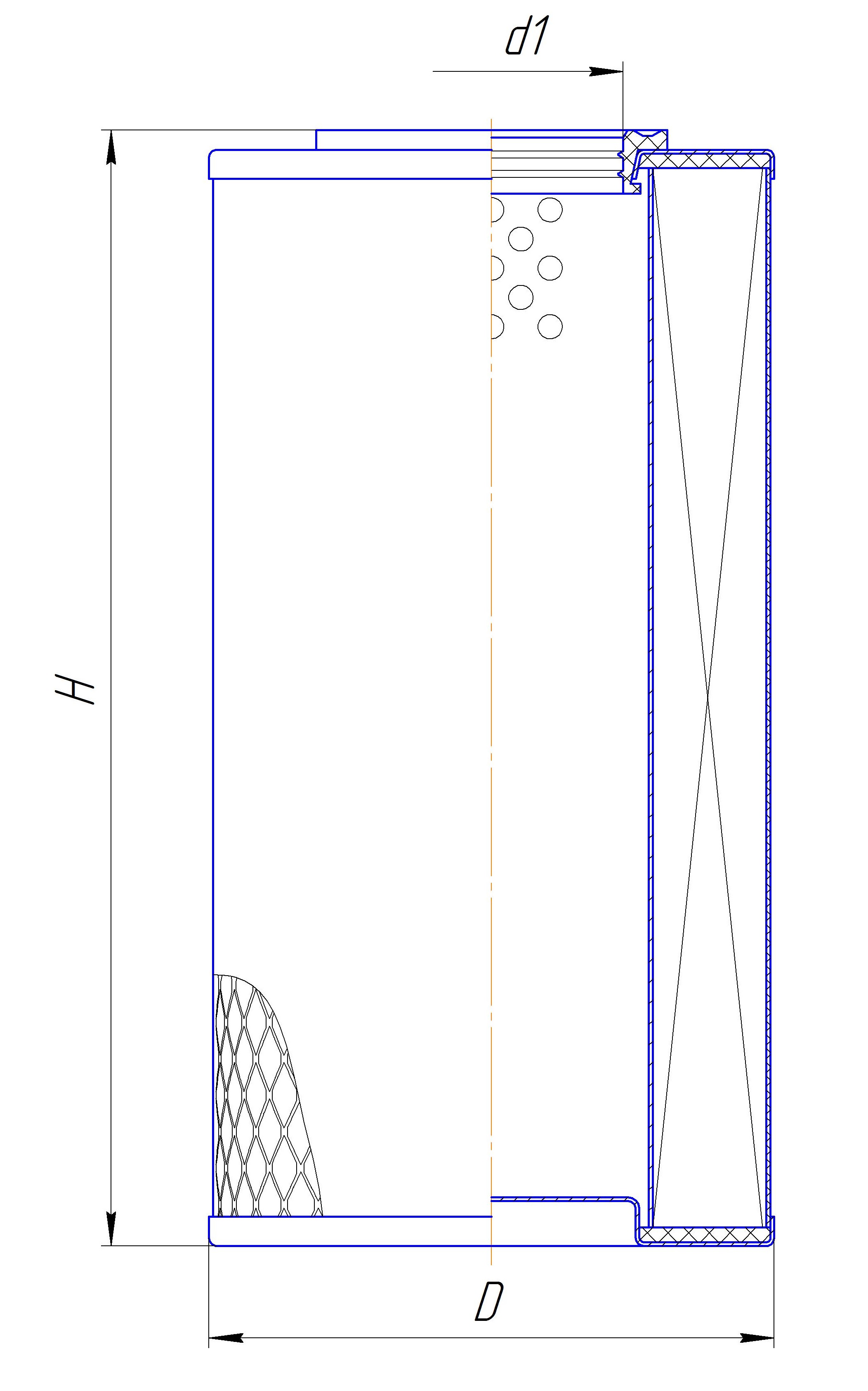 Фильтрующий элемент очистки масла DIFA 5302M