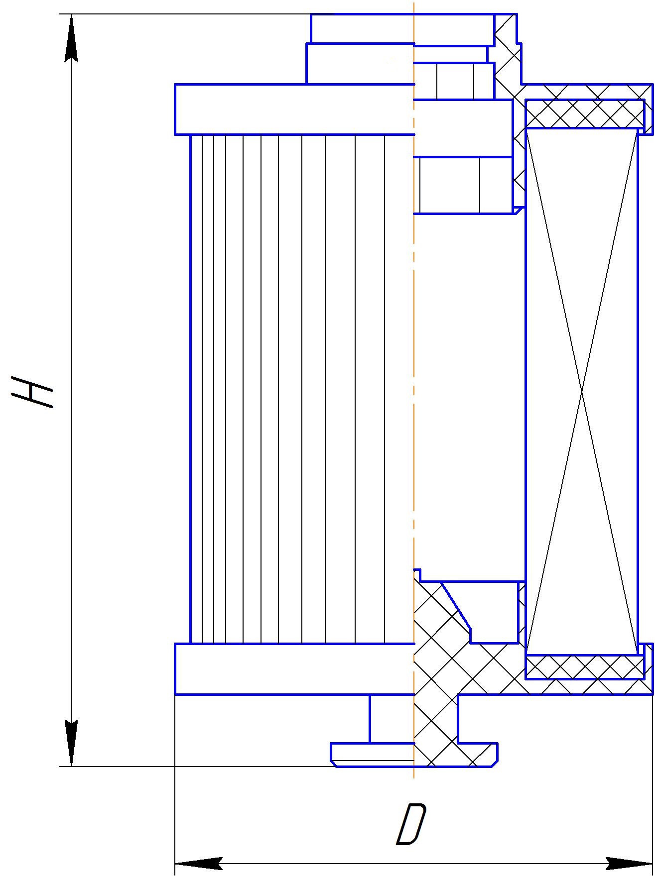 Фильтрующий элемент очистки топлива DIFA 6322E