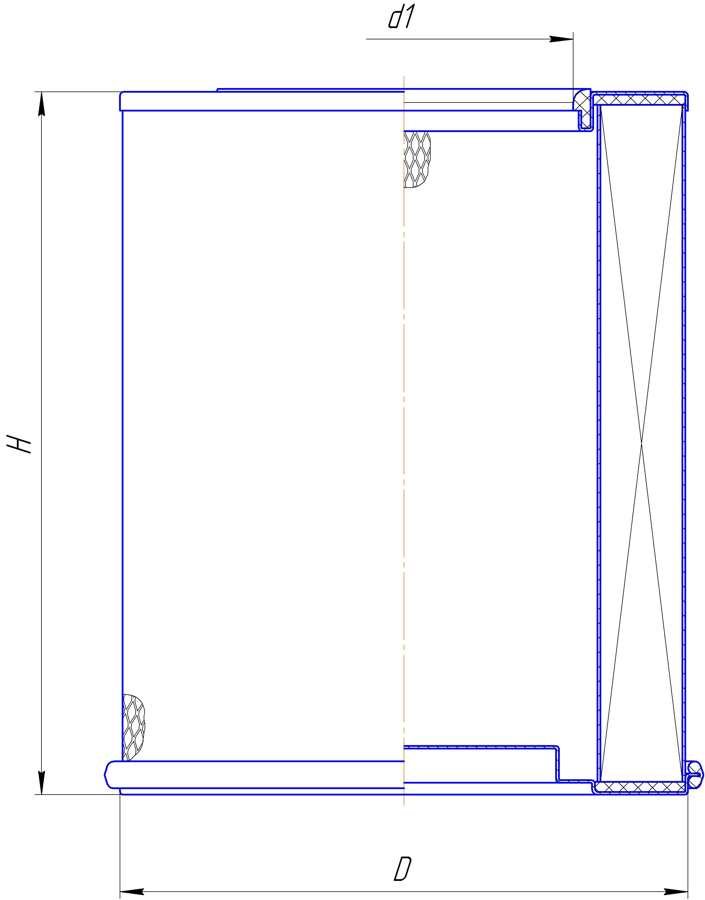 Сменный элемент воздухоочистителей для двигателей внутреннего сгорания DIFA 43158M