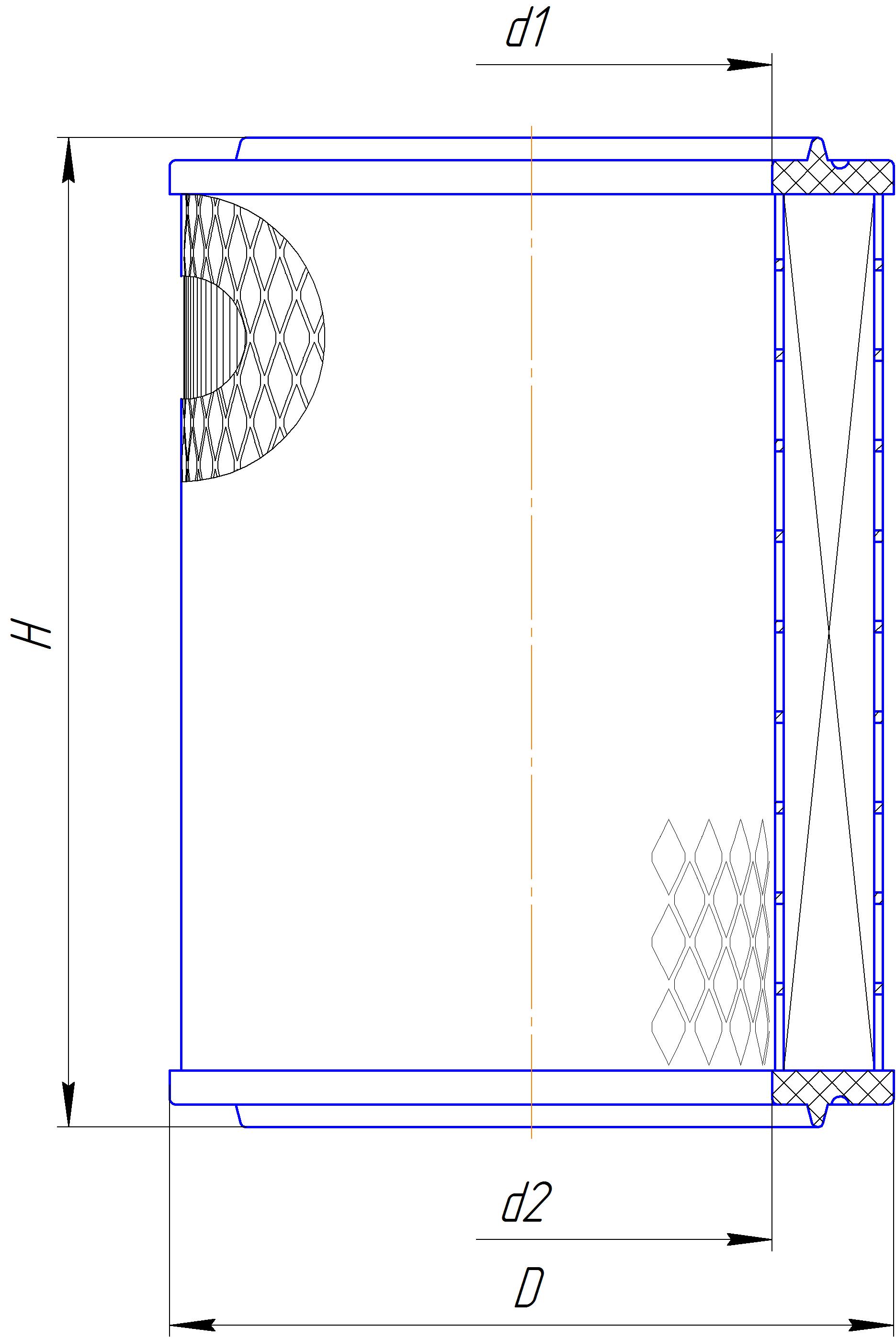 Фильтрующий элемент очистки воздуха DIFA 4204