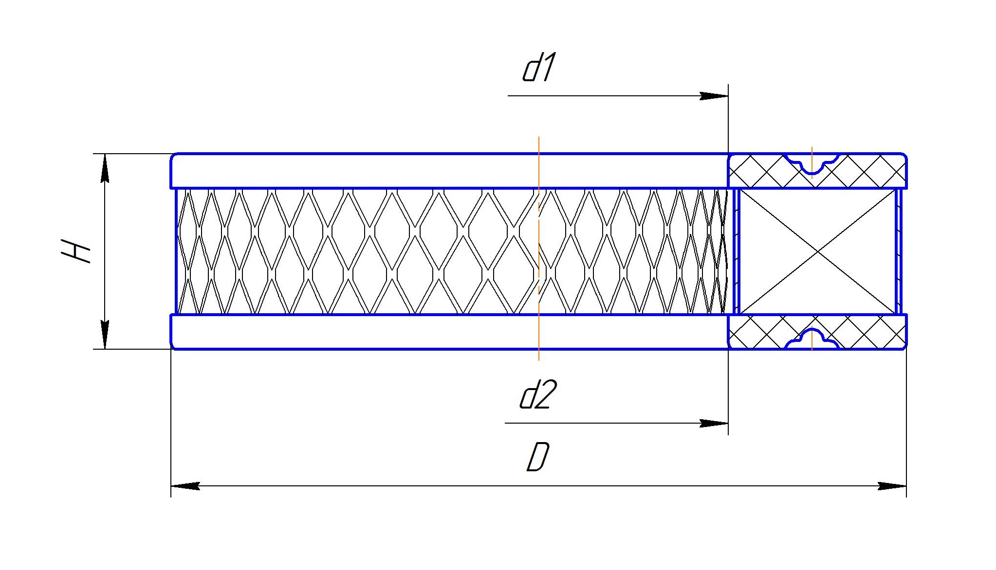 Сменный элемент фильтрующий сапуна DIFA 43248