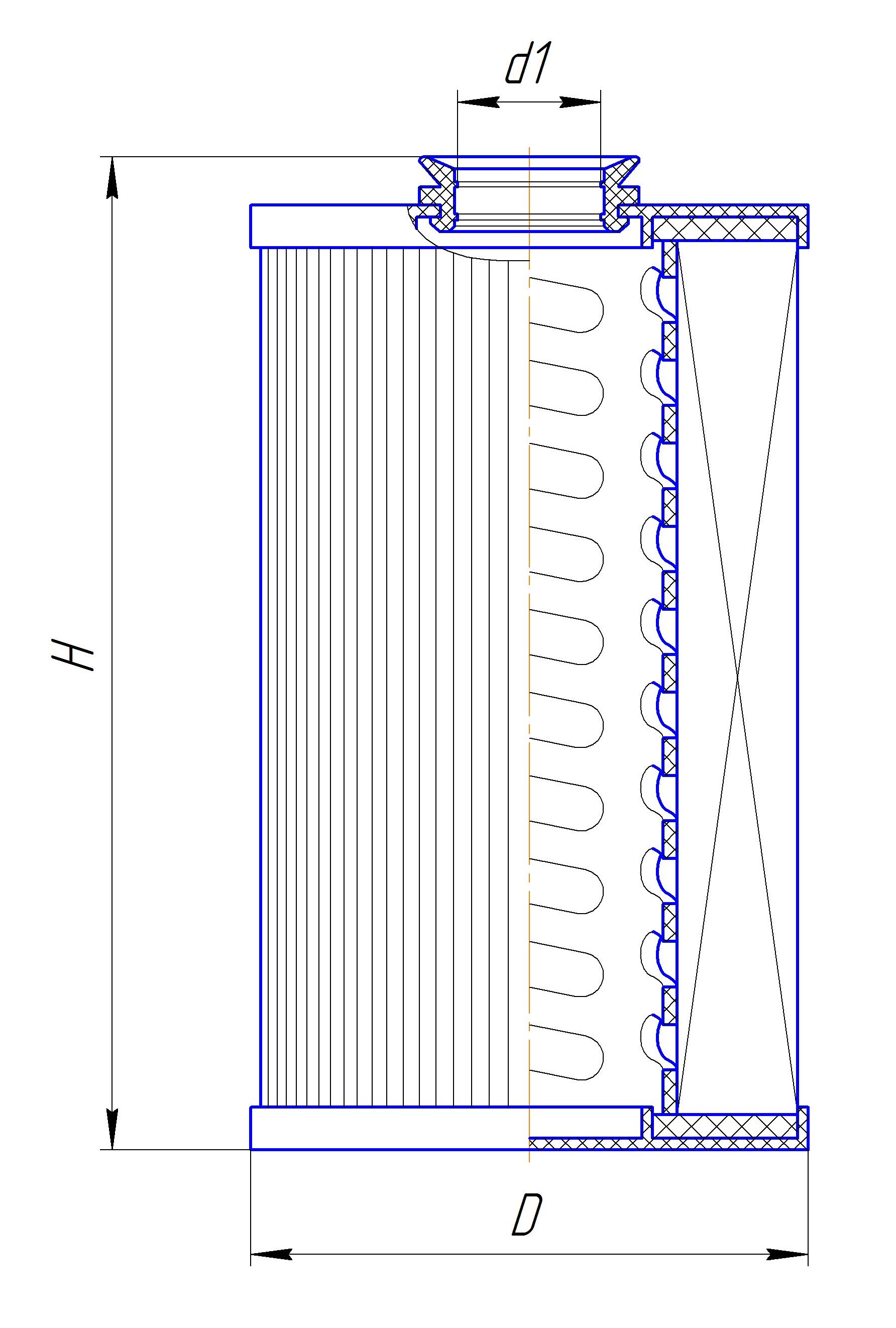 Сменный элемент фильтров очистки топлива DIFA 6350E