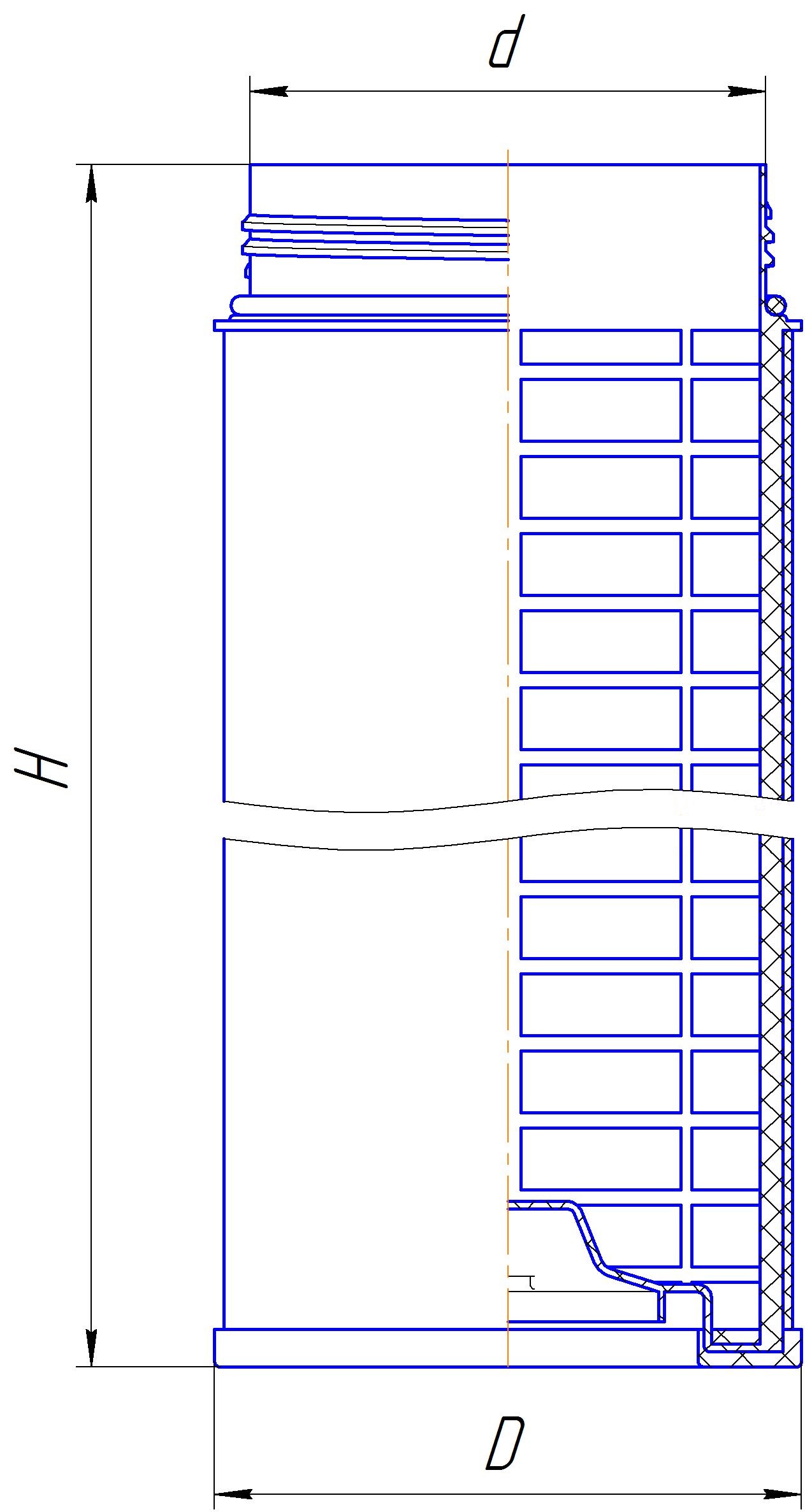 Сменный элемент воздухоочистителей для двигателей внутреннего сгорания DIFA 43163-01