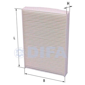 Фильтр очистки воздуха салона, кабины DIFA 4507