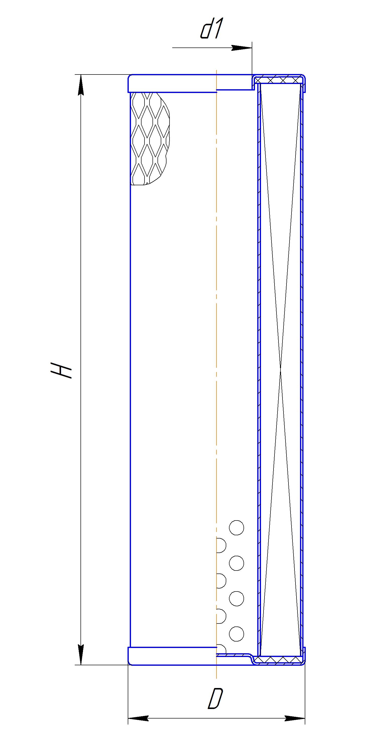 Фильтрующий элемент очистки масла DIFA 5334M