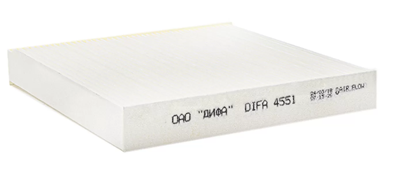 Фильтр очистки воздуха салона, кабины DIFA 4551