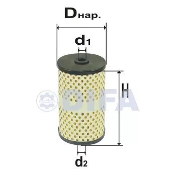 Сменный элемент фильтров очистки топлива DIFA 6306