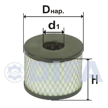 Сменный элемент фильтров топливораздаточных колонок DIFA 6314.1P