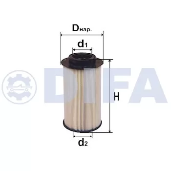 Сменный элемент фильтров очистки топлива DIFA 6321E