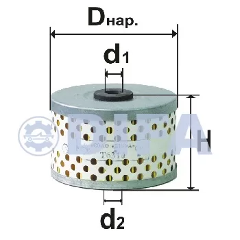 Сменный элемент фильтров очистки топлива DIFA 6310