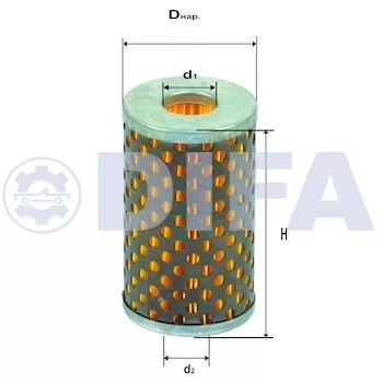 Элемент фильтрующий очистки гидравлической жидкости DIFA 5304