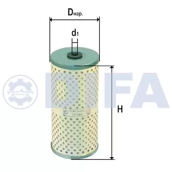 Сменный элемент фильтров очистки масла DIFA 5204