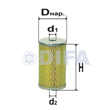 Сменный элемент фильтров очистки топлива DIFA 6305M