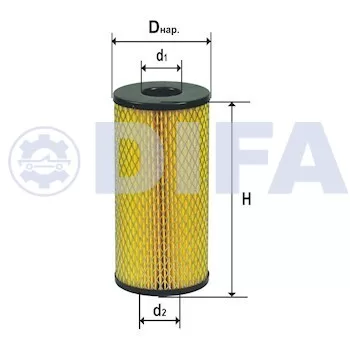 Сменный элемент фильтров очистки масла DIFA 5328M