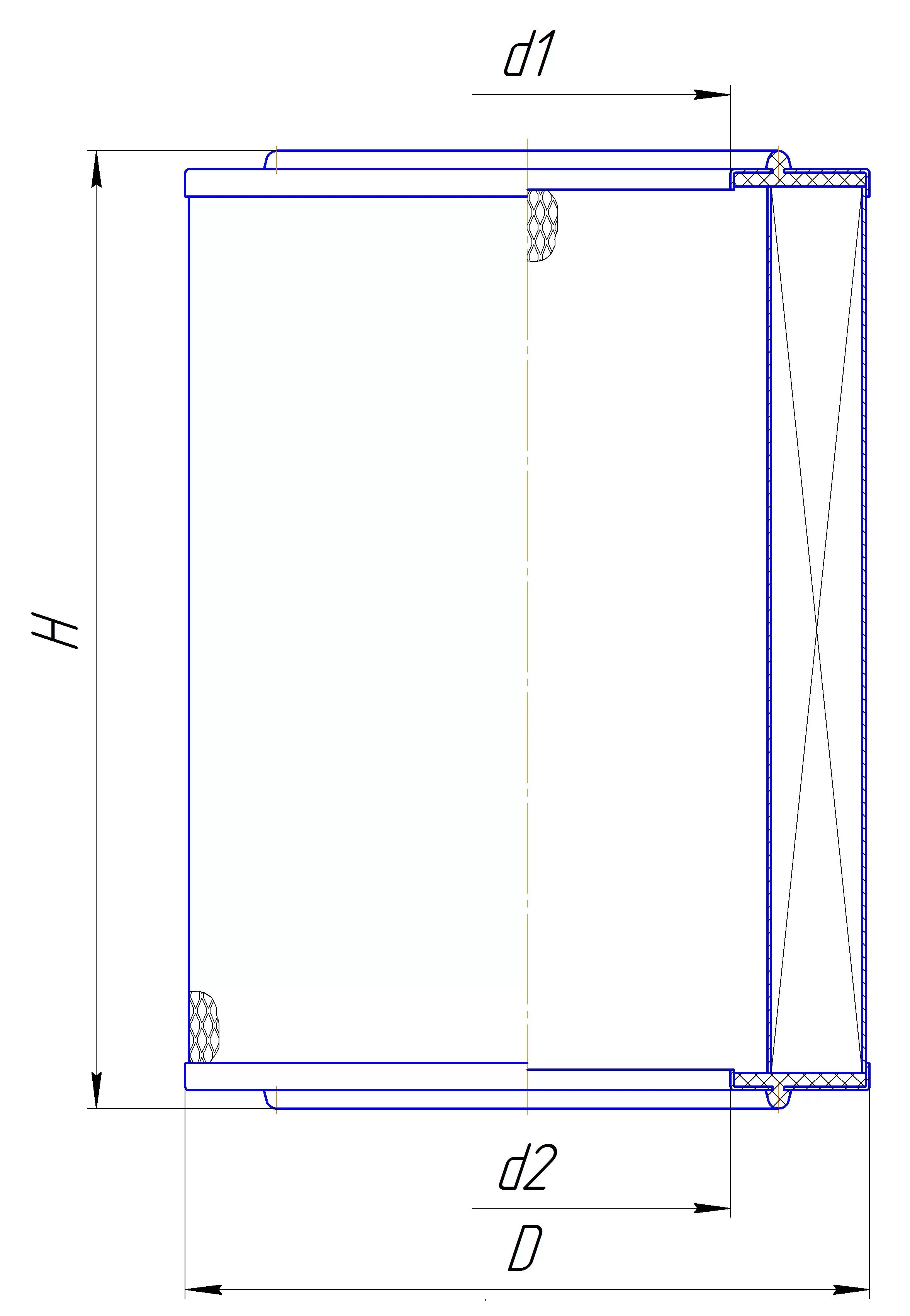 Сменный элемент воздухоочистителей для двигателей внутреннего сгорания DIFA 43183M