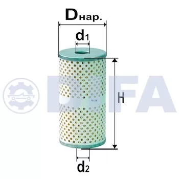 Элемент фильтрующий очистки гидравлической жидкости DIFA 5340
