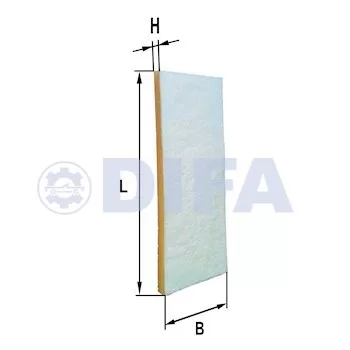 Фильтр очистки воздуха салона, кабины DIFA 4705