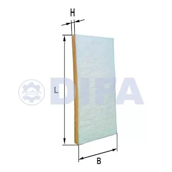 Фильтр очистки воздуха салона, кабины DIFA 4706