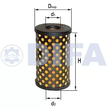 Сменный элемент фильтров очистки масла DIFA 5313