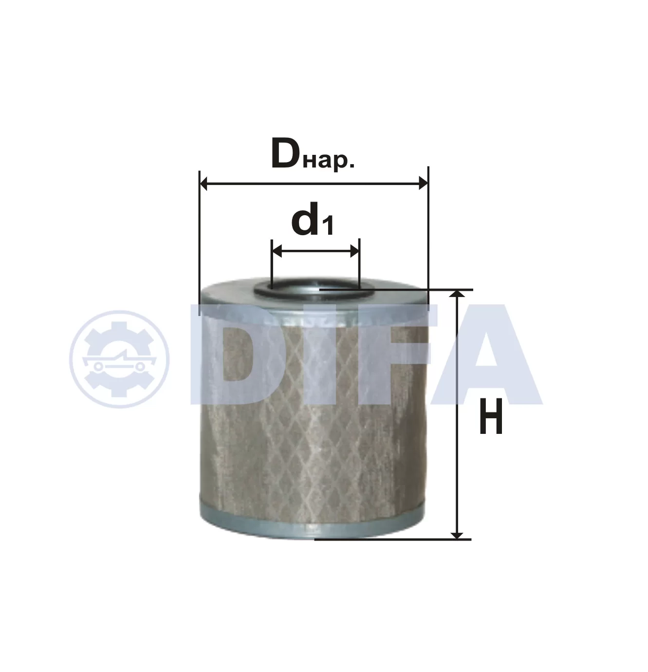 Сменный элемент фильтров топливораздаточных колонок DIFA 6318C
