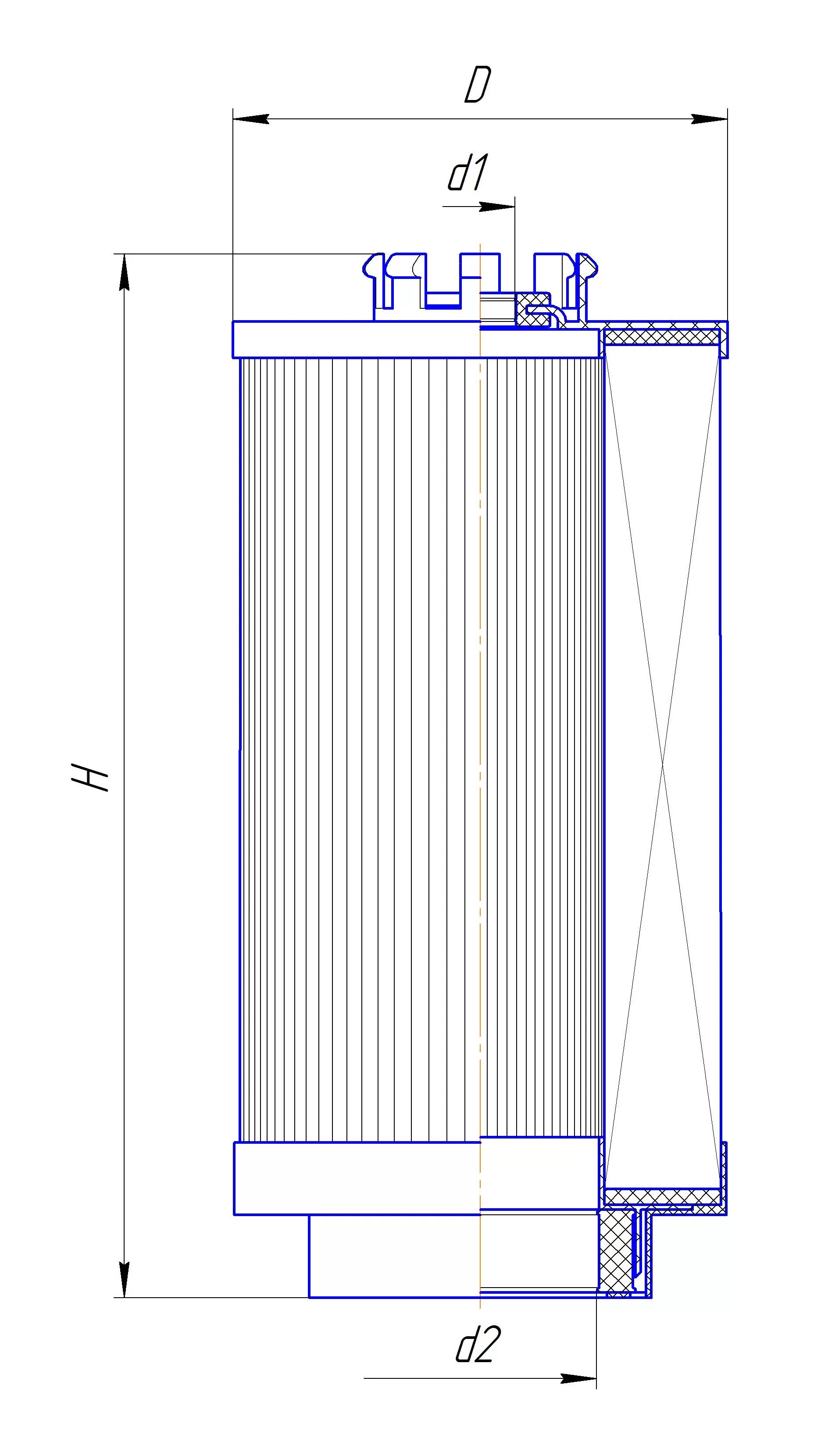 Сменный элемент фильтров очистки топлива DIFA 6327E