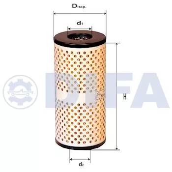 Сменный элемент фильтров очистки масла DIFA 5305