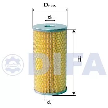 Элемент фильтрующий очистки гидравлической жидкости DIFA 5340M